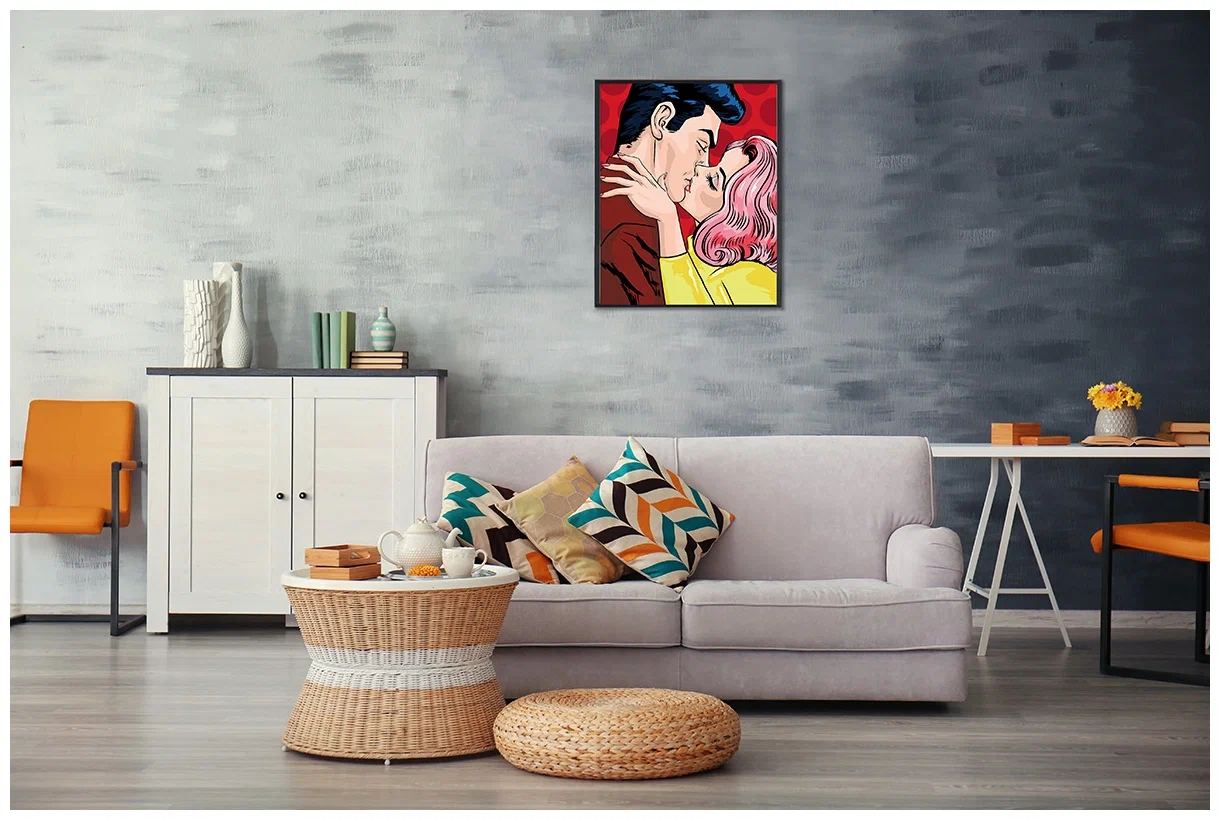 neutral wallpaper for living room