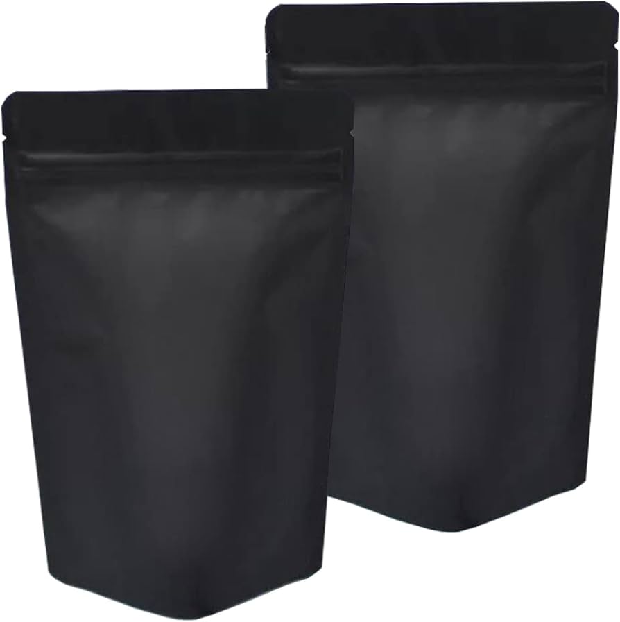 Black mylar bags