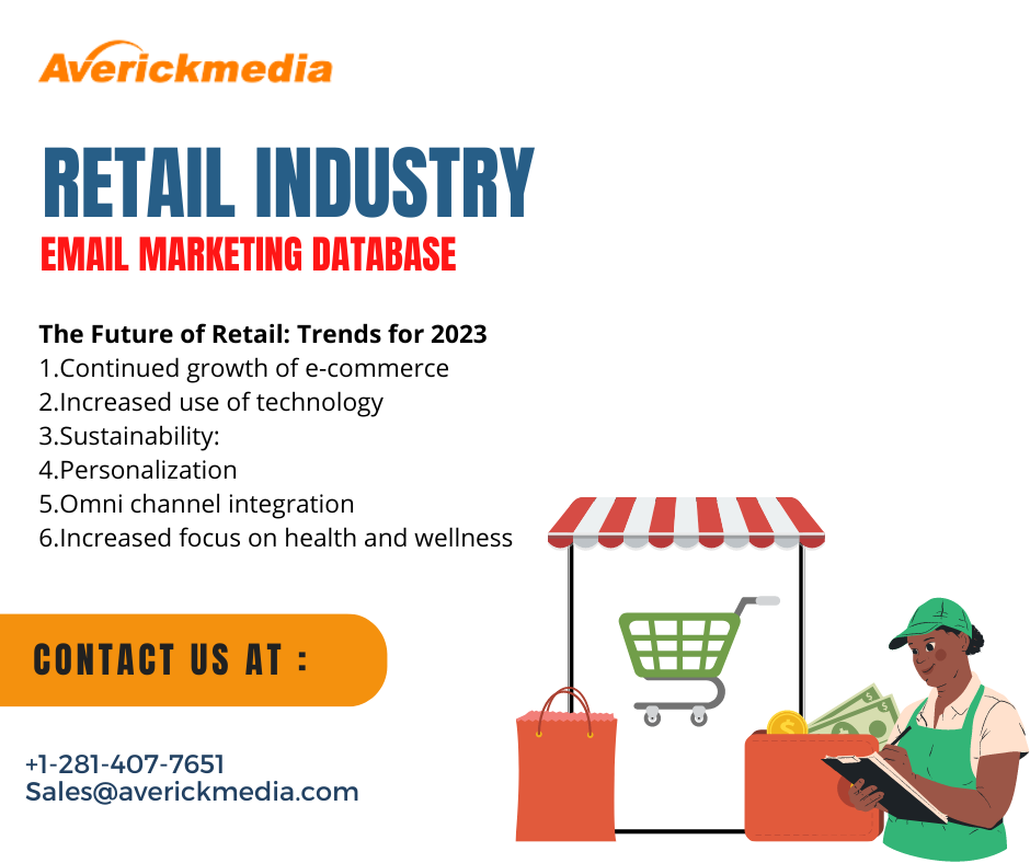 retail industry email list