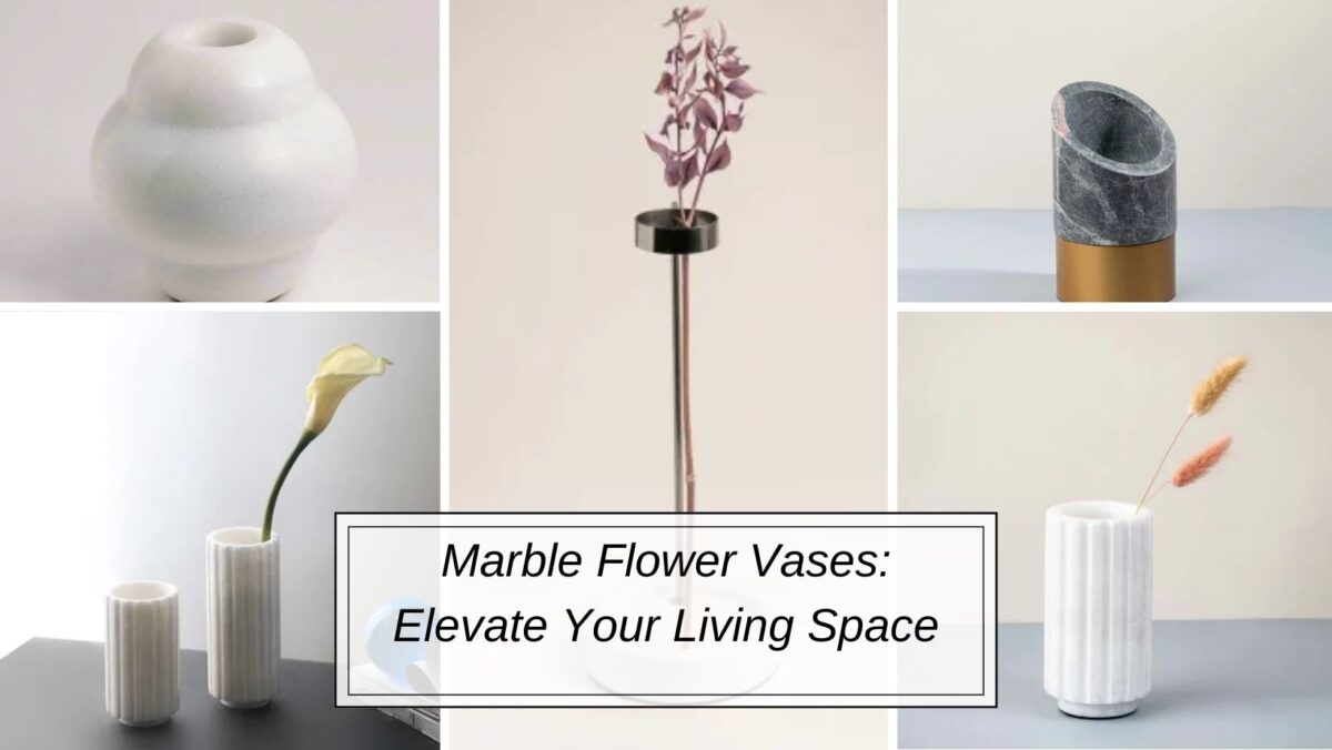 Marble Flower Vases