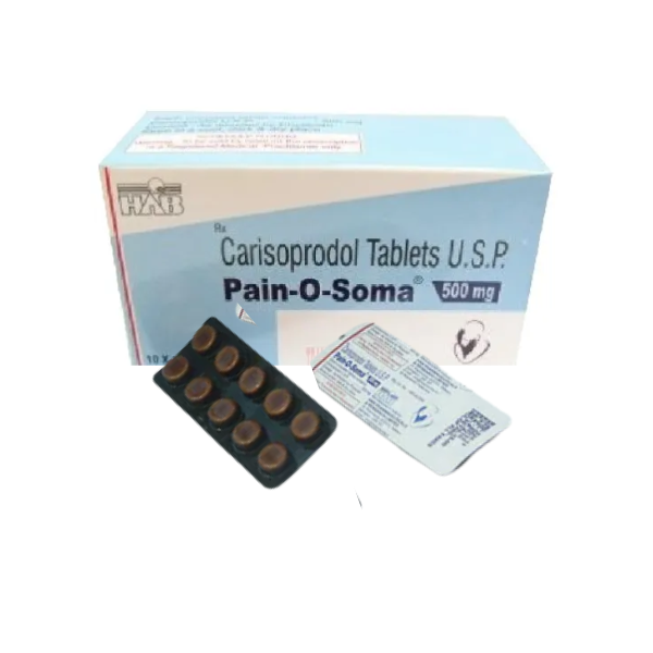 Pain O Soma 500 mg: Inclusive Relief for Muscle Pain and Spasms