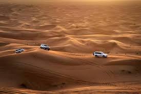 morning desert safari with a quad bike