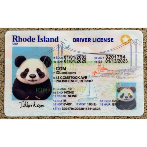 Fake Rhode Island ID