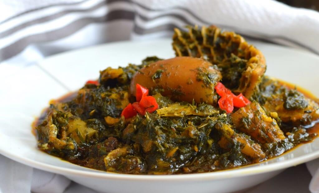 West African Afang Soup in Houston