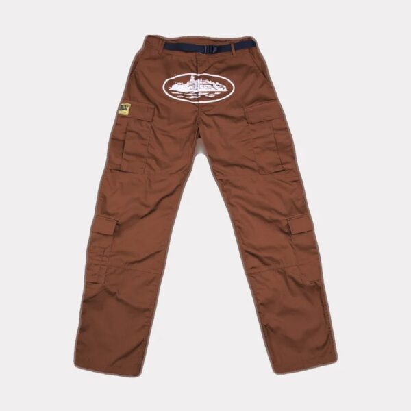 Corteiz-Guerillaz-Cargo-Pants-Brown