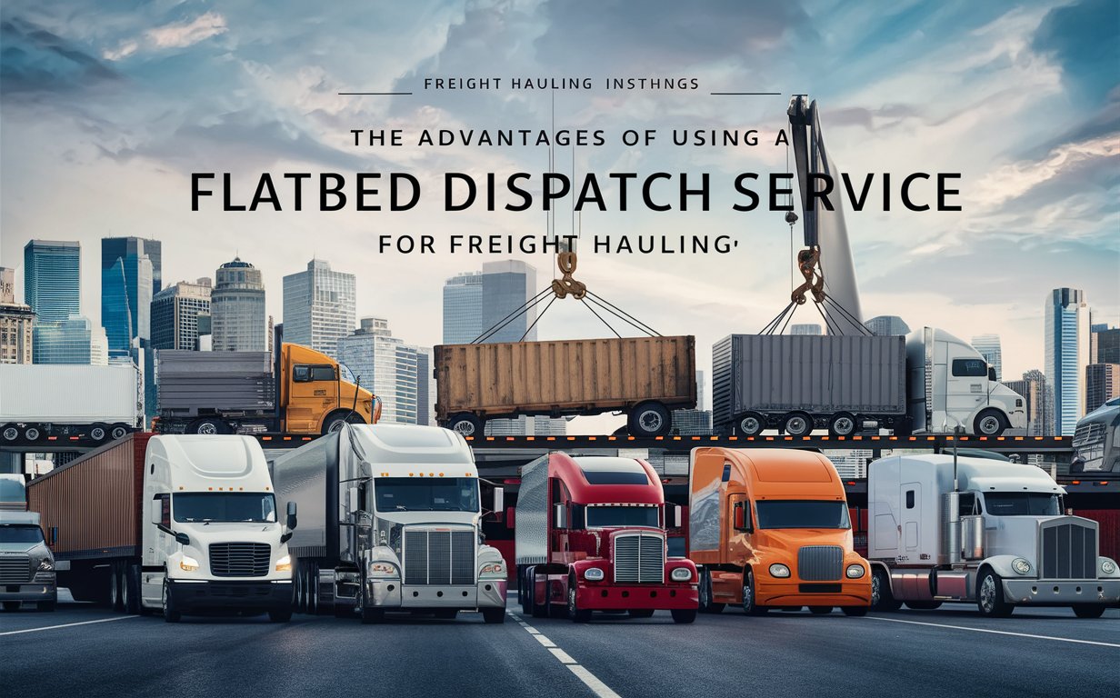 The Advantages of Using a Flatbed Dispatch Service for Freight Hauling