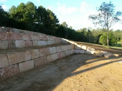 Sandstone Block Retaining Walls Brisbane