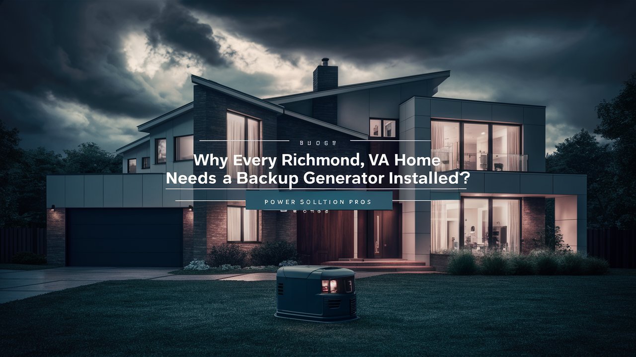 Why Every Richmond, VA Home Needs a Backup Generator Installed?