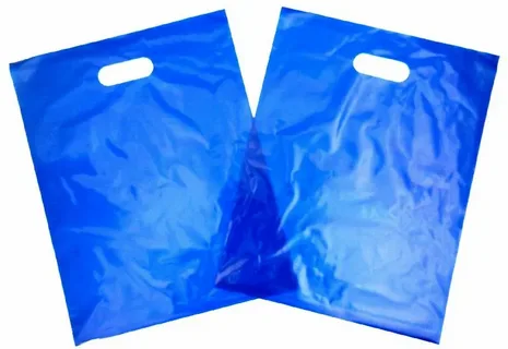 LDPE polythene bags blue