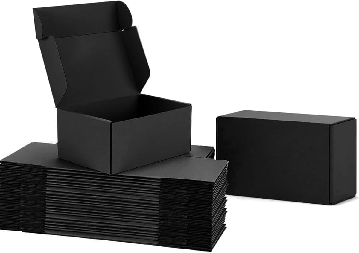 Custom Black Mailer Boxes & Wholesale Shipping Solutions  High-Quality Custom Packaging Options