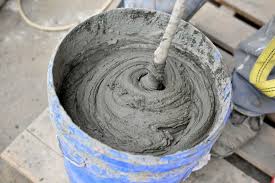 5 gallon bucket of concrete