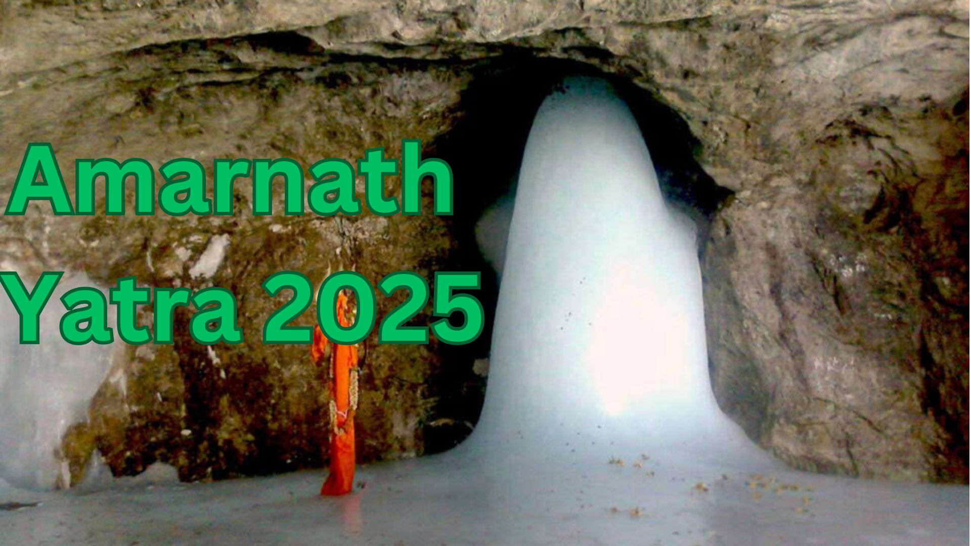 Amarnath Shivlingum in Amarnath Cave