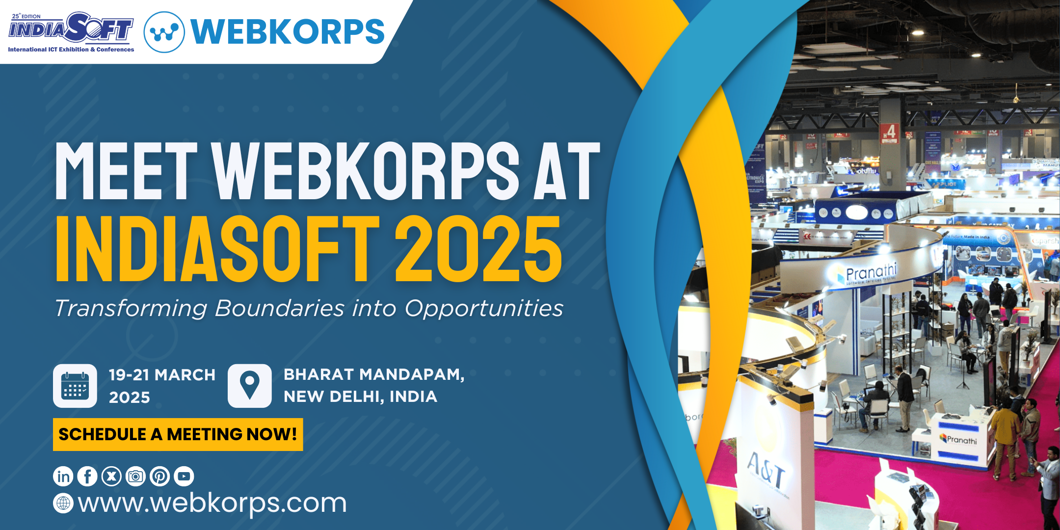 Meet Webkorps at Indiasoft