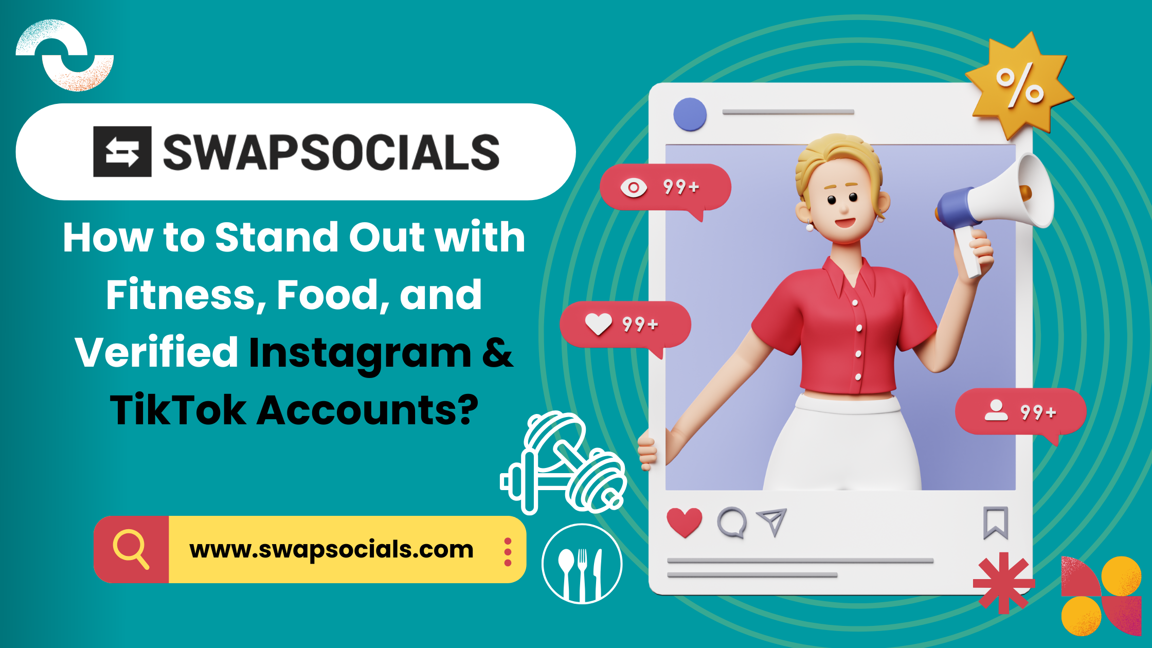 How to Stand Out with Fitness, Food, and Verified Instagram & TikTok Accounts?