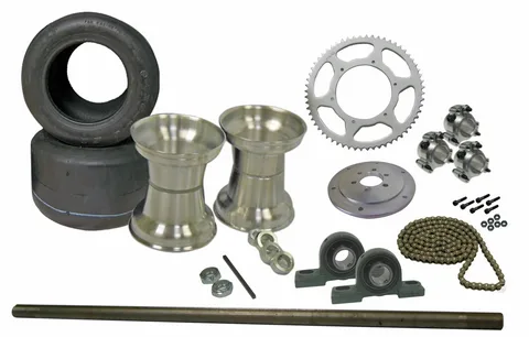 drift trike axle kit with tires and rims