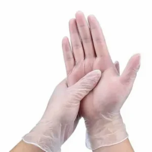 Vinyl powder free gloves