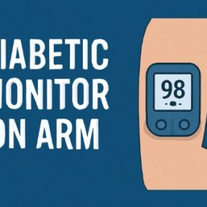 diabetic monitors on arm