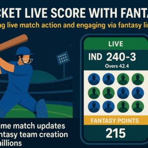 Stay Ahead with Cricket Live Score with Fantasy: Your 2025 India Guide