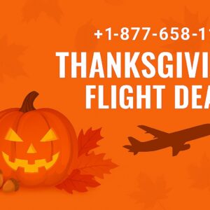 +1-877-658-1183 Thanksgiving Flight Deals FlyoGarage