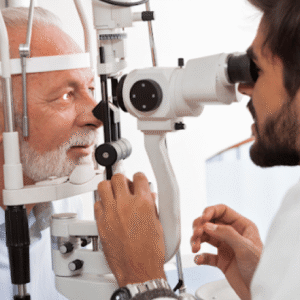 eye operation by laser