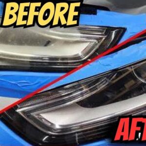Headlights Shining Bright with Ceramic Coating