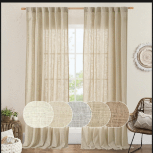 linen curtains