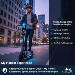 Segway Electric Scooter 2025 – My Honest Experience, Speed, Range