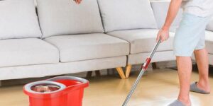 Upgrade Your Cleaning Routine with a Durable Spin Mop Bucket Set – Gee Enterprises