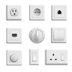 electrical sockets and switches