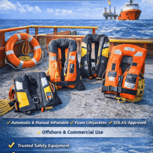 Certified marine lifejackets for sale for offshore and commercial vessel safety