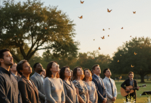 memorial butterfly release