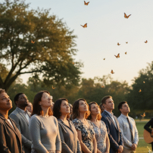 memorial butterfly release