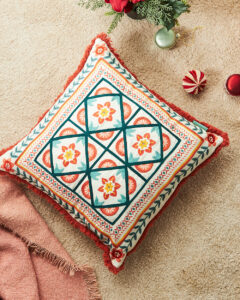 mosaic cushion cover