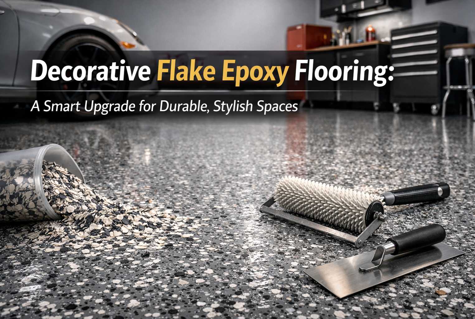Decorative Flake Epoxy Flooring: A Smart Upgrade for Durable, Stylish Spaces