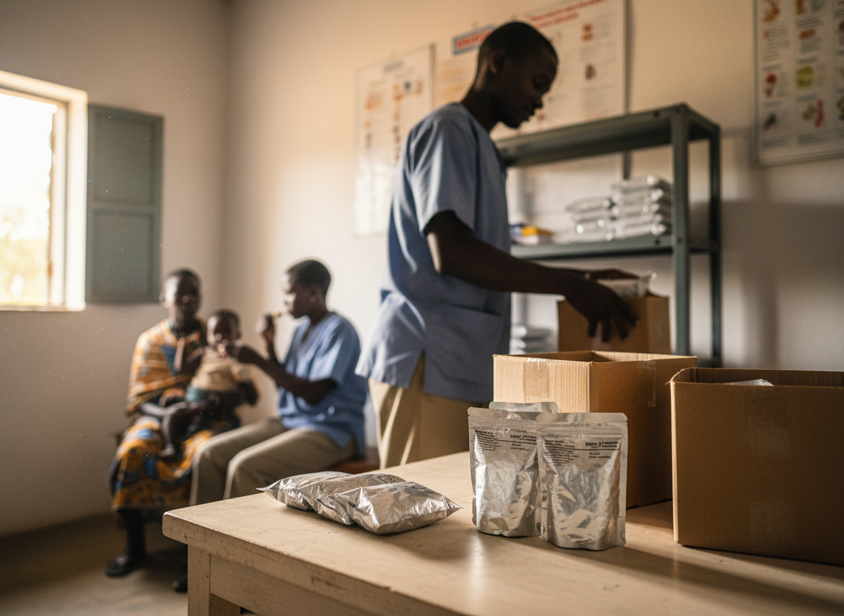 RUTF stockouts, Severe acute malnutrition, South Africa nutrition, CMAM programmes, RUTF suppliers India, Child malnutrition Africa, Therapeutic feeding supply chain