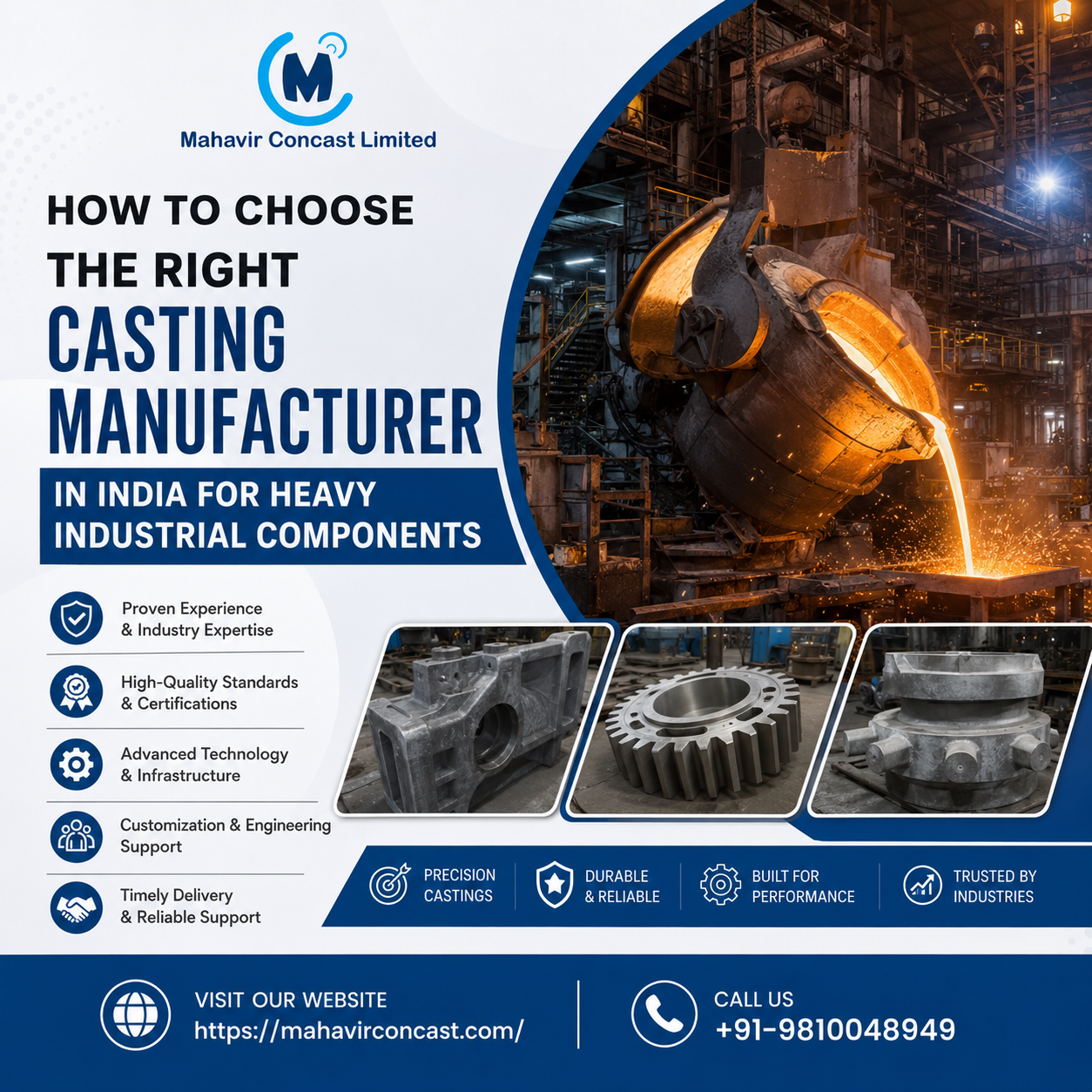 casting manufacturers in India,steel casting components supplier, industrial sand casting process, precision metal casting for cement industry