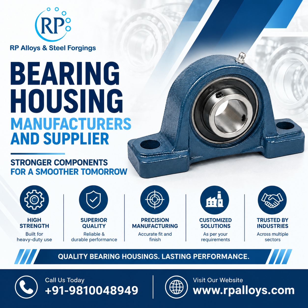 bearing housing, bearing housing manufacturer, pump bearing housing, plummer block, split housing, roller press bearing housing, flange-mounted bearing housing, Bearing Housing Supplier
